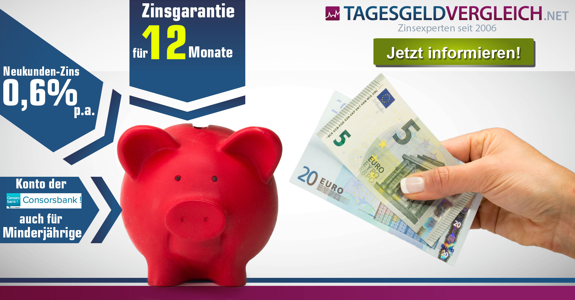 Tagesgeld Zinsen 12 Monate Zinsgarantie